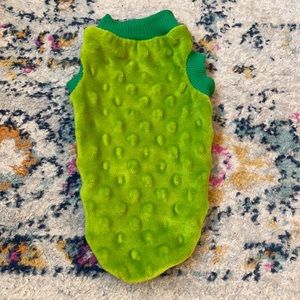 XSmall adorable green pet sweater